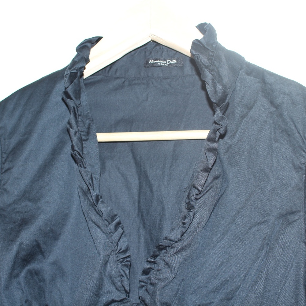 5/$25 ๐ Massimo Dutti Black Long sleeve Blouse - Picture 4 of 8
